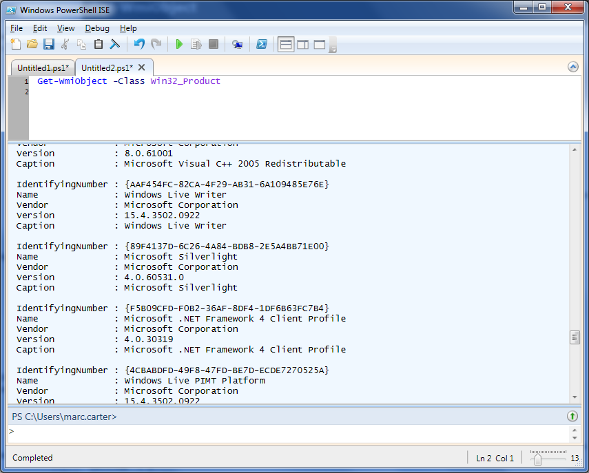 PowerShell Command to List Installed Software on Windows