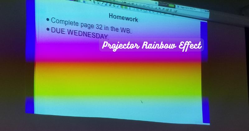 How to Minimize the DLP Rainbow Effect in Projectors