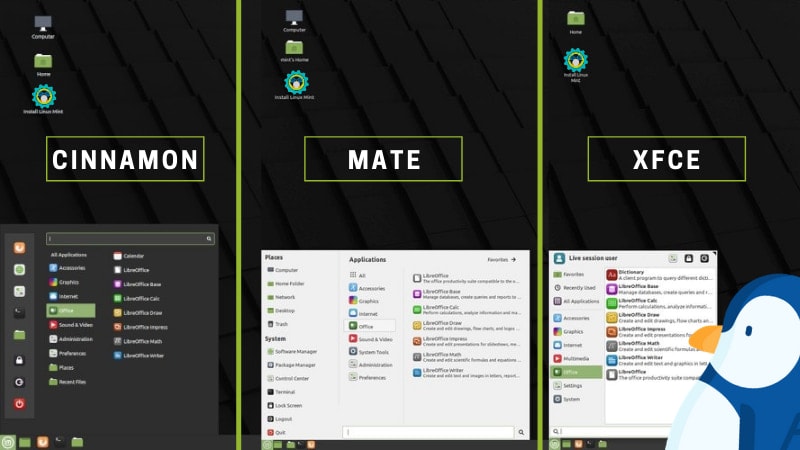 Linux Mint Desktop Environments: Features and Comparison