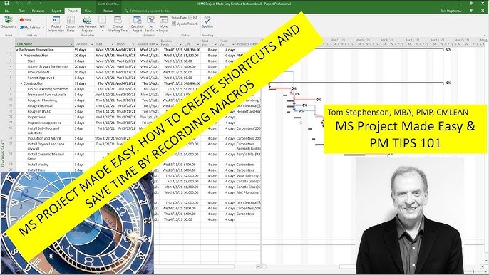 Easy MS Project Shortcuts: Tips and Tricks to Save Time