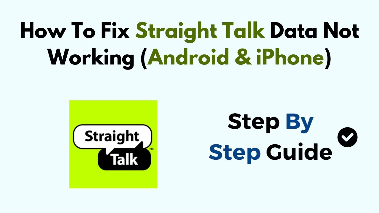 Straight Talk Data Not Working Android: Common Problems and Easy Solutions.