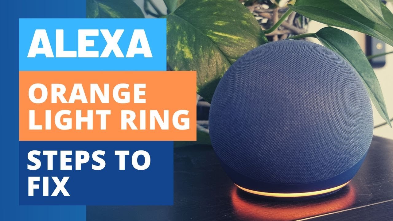 Echo Dot Orange Ring Blinking? Quick Troubleshooting Guide