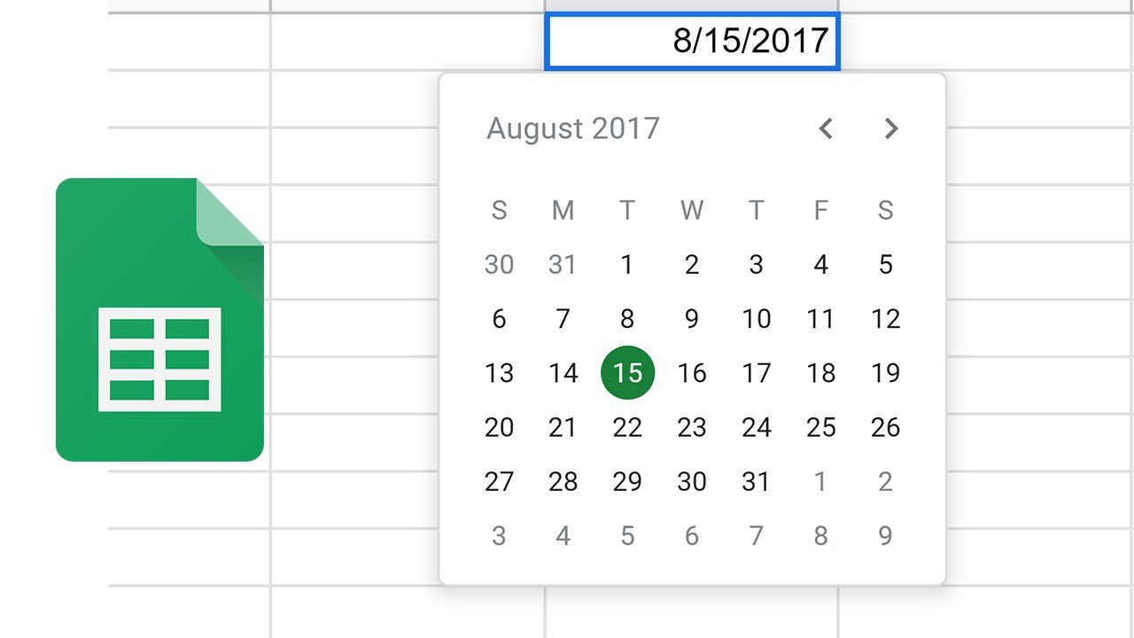 Step-by-step: How to Add Calendar Selection in Google Sheets