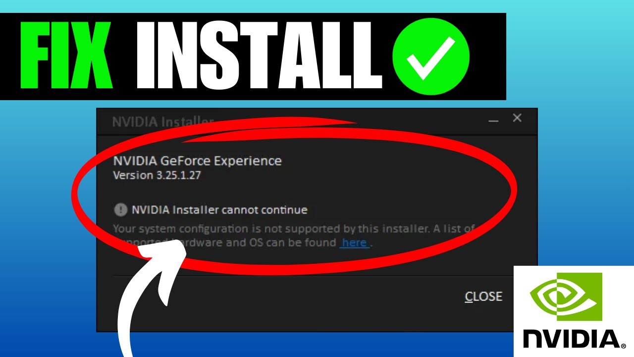 Step-by-Step Guide:  Nvidia Graphics Driver Failed to Install