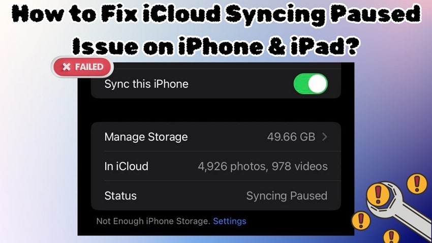 iCloud Syncing Keeps Pausing? Quick and Simple Fixes You Can Try!