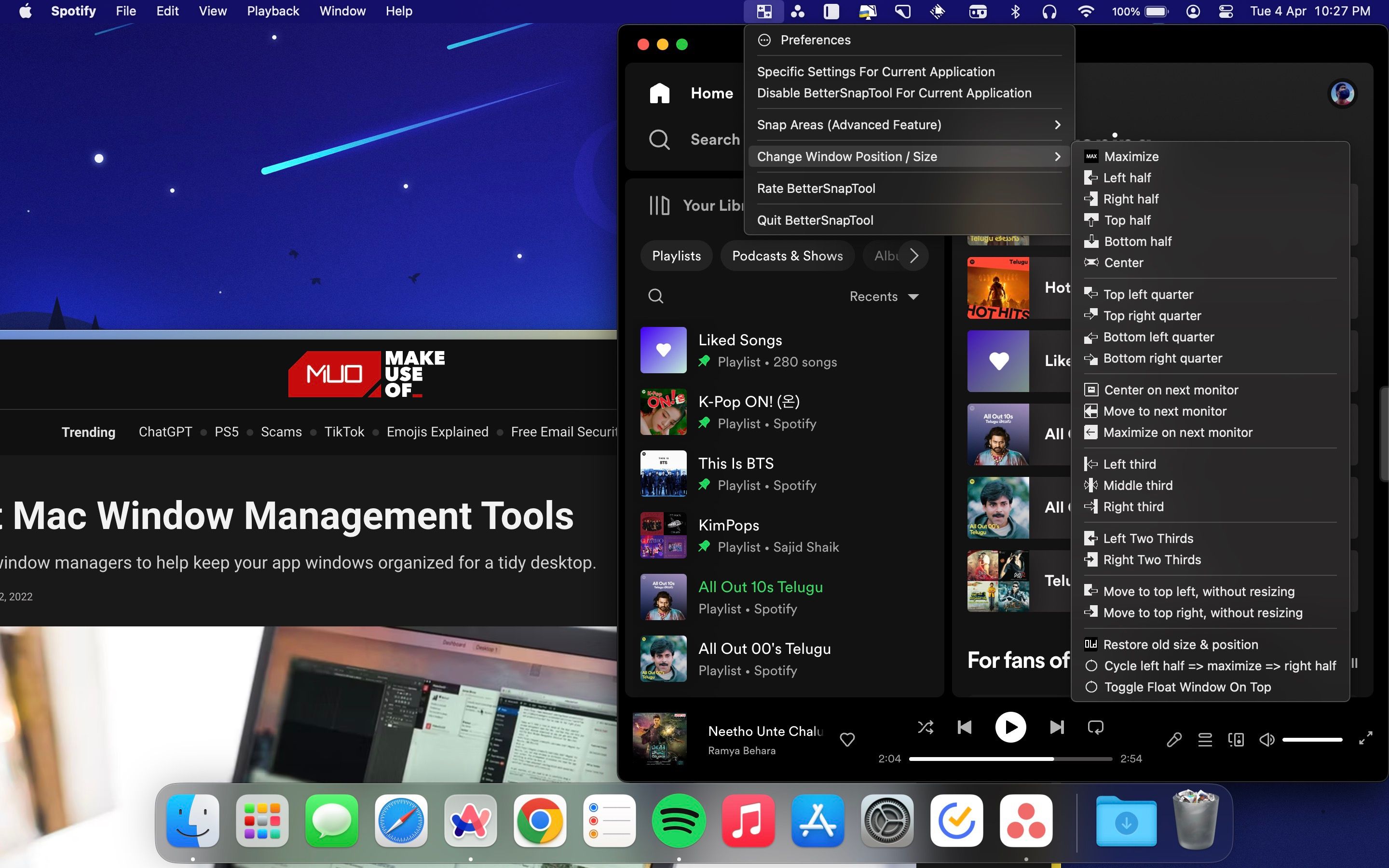 Choosing a Window Manager: Better Snap Tool or Magnet?