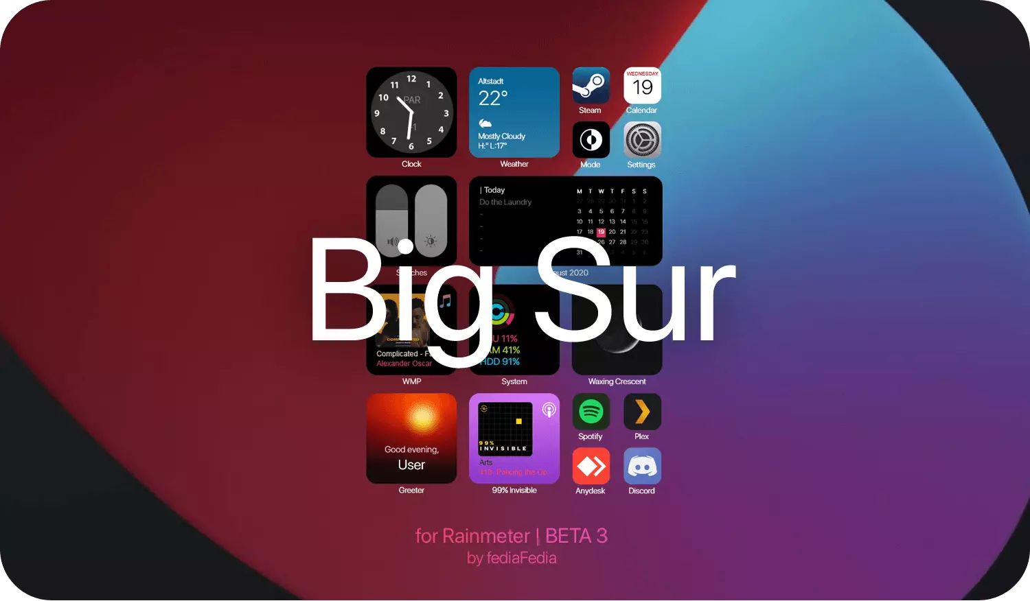 Download Bigsur Rainmeter (Get That Mac OS Vibe Easily)