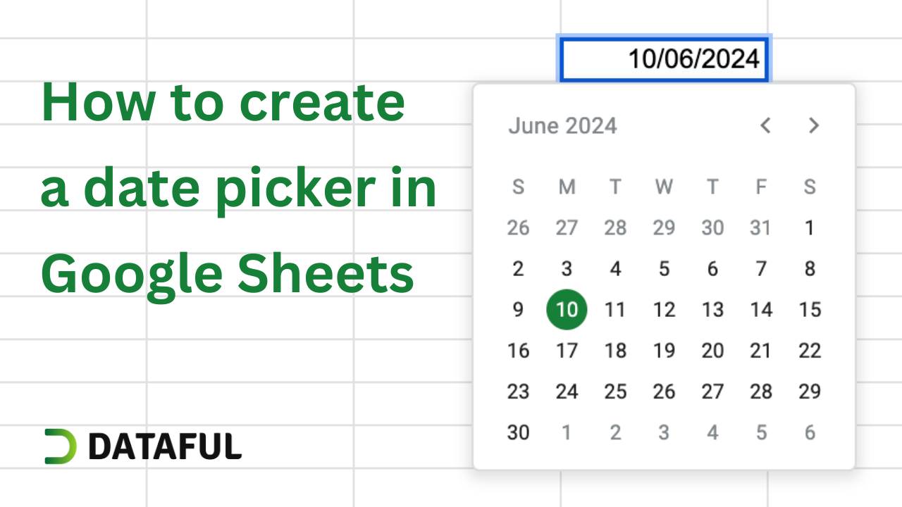 Step-by-step: How to Add Calendar Selection in Google Sheets